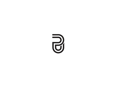 PU monogram branding logo monogram p pu pu monogram u up vector