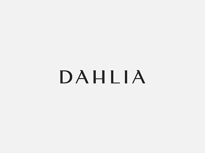 Dahlia custom logotype