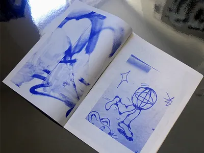 BRINTOPIA ZINE book drawings risograph zine