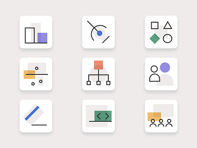 Icons for teams and uses