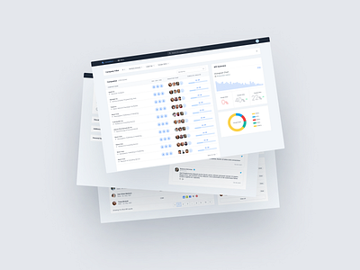 Dashboard for analyzing employees in the company admin panel dash dashboard ui web web app web application white