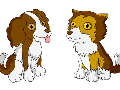 Cartoon Dogs design illustration mascot