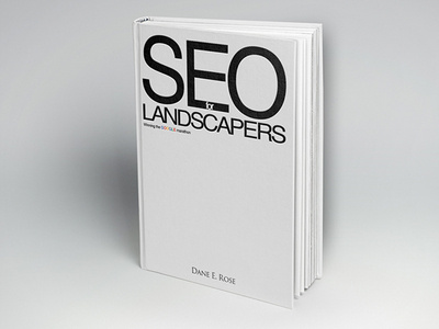 SEO for Landscapers - book cover design