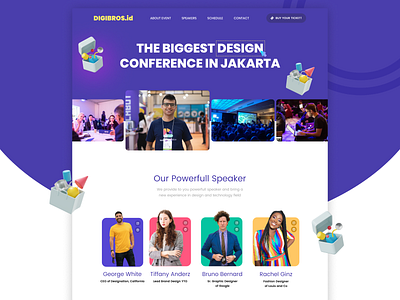 Conference Event Landing Page Website