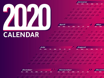 Calendar 2020