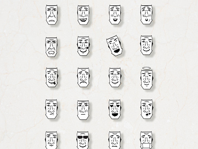 Emoji Stiker character characterdesign emoji emoticon illustration