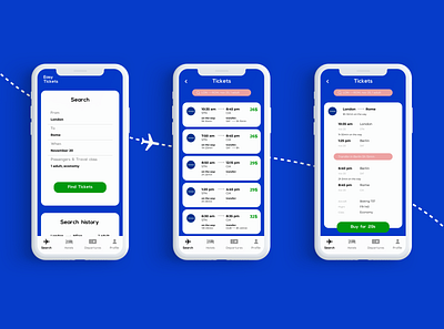 Easy Tickets app design mobile app mobile app design mobile application mobile ui screen screens typography ui uidesign ux