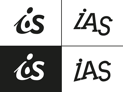 IAS arizonia font arvo font chau philomene one font logo monogram negative space