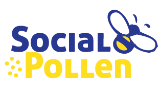 social pollen logo - work in progress