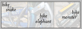 Bike Anthropormorphism grey