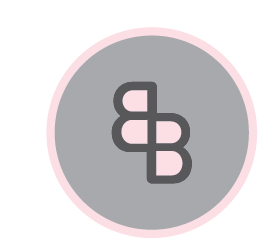 BB logo grey pink