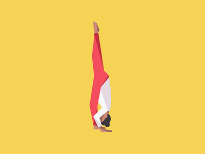 Yoga pose illustration