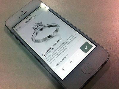 Jewelry shopping experiences app clear flat ios7 iphone jewelry shopping white