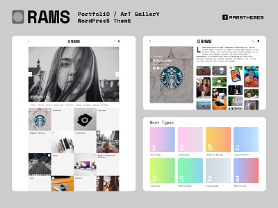 RAMS - Portfolio and Art Gallery WordPress Theme