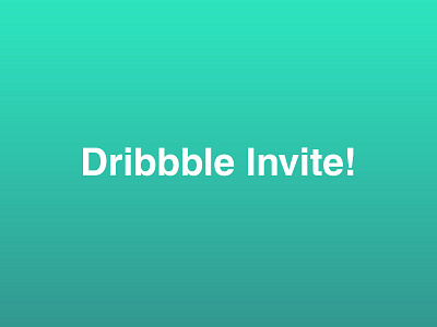 Dribbble Invitation #14