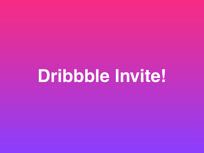 Dribbble Invitation #15 draft day dribbble best shot dribbble invite gradient graphic design invite invite giveaway minimalistic pink player violet