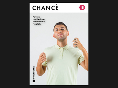 CHANCE - Perfume Landing Page WordPress Template Elementor Kit