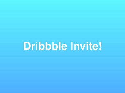 Dribbble Invitation #19