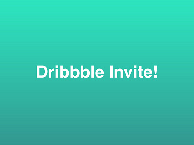 Dribbble Invitation #20