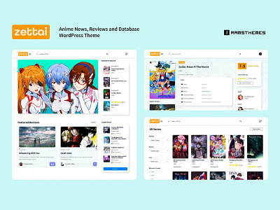 ZETTAI - Anime News, Reviews and Database WordPress Theme