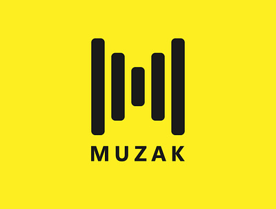 MUZAK branding design graphic design logo minimalistic typography