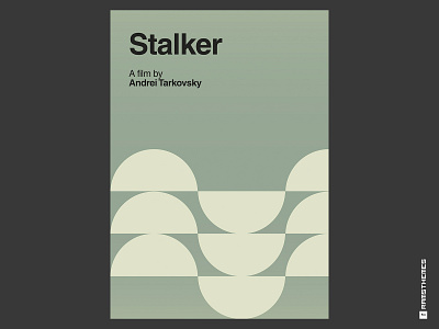 STALKER - minimal swiss style movie poster #2