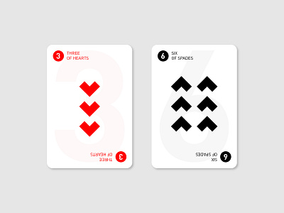 DIN Pro Minimalist Playing Cards Dribbble Weekly Warm-Up art cards clean design design din dinpro german graphic design minimalistic poker cards rational typography vector