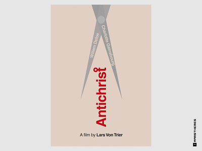 ANTICHRIST - Minimalist Swiss Style Lars Von Trier Movie Poster