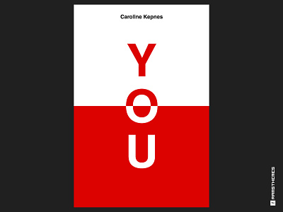 YOU - Alternative Book Cover blood book book cover book cover design books design graphic design helvetica minimalistic netflix novel suspense typography vector you