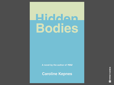 HIDDEN BODIES - Alternative Minimalist Book Cover