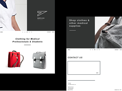 Meraki - Website Concept