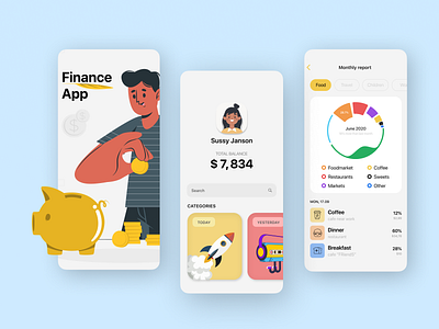 Finance App / UX UI