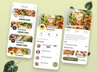 Food Delivery App app appstore branding design food app food delivery food delivery app minimal ui