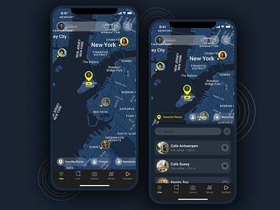 SnapChat Redesign Concept app branding concept design logo map minimal redesign snapchat vector