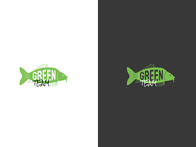 Logo for carp fishing team animal animal art branding design illustration logo vector