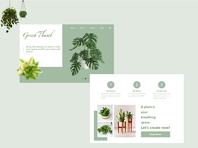 GreenThumb Landing Page #dailyUI 003