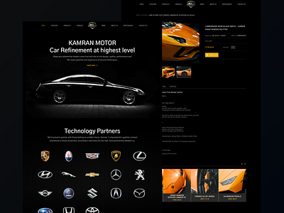 Car Refinement Store | Website Concept