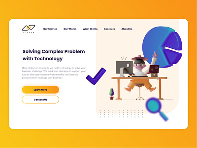 Aseven - Website Landing Page