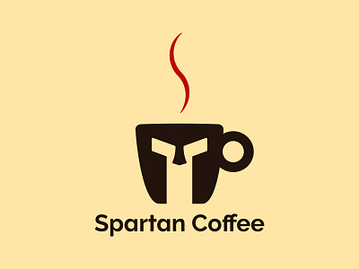 Spartan Coffee Logo brand design branding design logo logo design pictorial mark pictorialmark