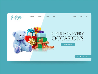 Gift Store Landing Page