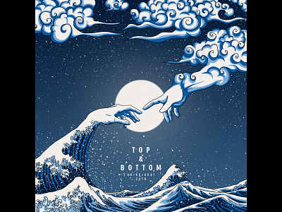 Top & Bottom cover art cover design design digital painting digitalart drawing illustration poster