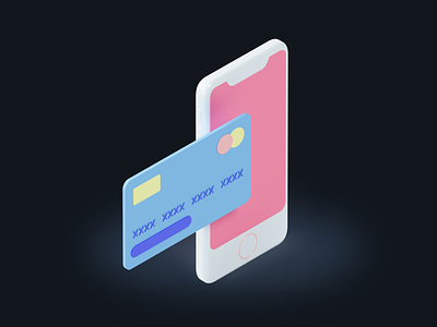 Mobile Shopping Icon - Shopicons 3D 3d credit card design ecommerce icon pack icons illustration minimal mobile online shopping shopping