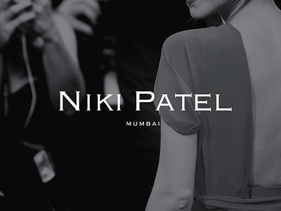 Niki Patel Branding v2 branding copperplate design identity logo logo design wordmark