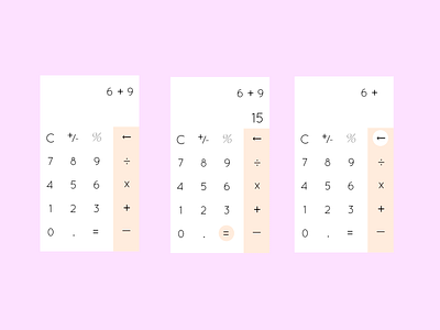 DailyUI - 004 adobe xd android android app calculator dailyui dailyui 004 minimalist