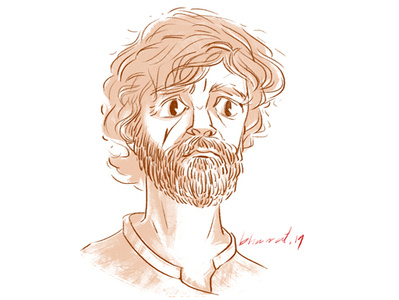 Tyrion Lannister art caricature digital art digital painting game of thrones illustration portrait wacom