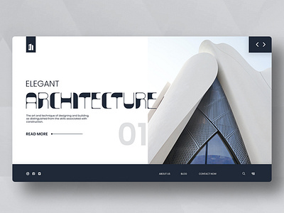 Minimal Home Page design by Alankrita Verma on Dribbble