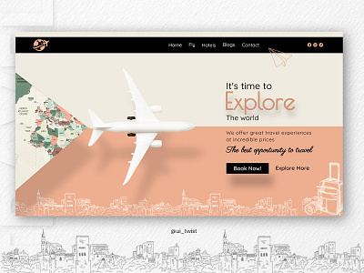 Travel Website UI behance design dribbble graphic design travel travelling ui ui ux user interface website