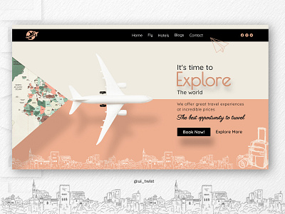 Travel Website UI