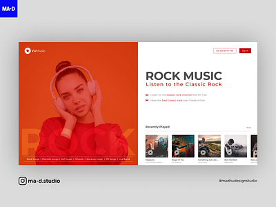 VU Music UI branding illustration ui uidesign web