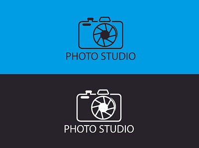 Photo Studio black design illustration logo logodesign logotype vector